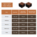 Acacia Wood Interlocking Deck Tiles - Checker Pattern