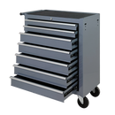 Multifunctional Rolling Tool Chest with 7 Drawers