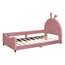 Upholstered Daybed With Rabbit Ear Shaped Headboard by HouseOfZazla