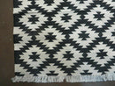 4' X 6' Hand Woven Wool Rug Contemporary Kilim Dhurrie Modern Oriental Area Rug