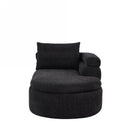 106" L-Shape Sectional Sofas (Black)