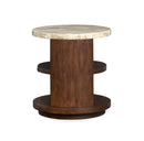 McPherson - Round End Table - Burnt Umber by Unique Piece Furniture