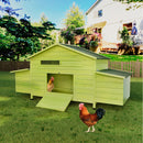 11.12 ft² Large Wooden Chicken Coop with Nesting Boxes & Perch by HouseOfZazla
