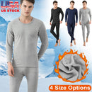 Men Thermal Underwear Set Long Johns Pants Long Sleeve Soft Underwear Kit Top Bottom Winter Sports Suits