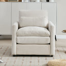 Cozy Upholstered Cushion Armchair For Living Room by HouseOfZazla