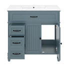 Bathroom Vanity With Sink, Freestanding Cabinet & Drawers by HouseOfZazla