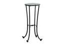 Accent Side Table, Plant Stand, Round, Contemporary & Modern - Black