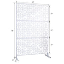 Outdoor & Indoor Metal Freestanding Decorative Privacy Screen by HouseOfZazla