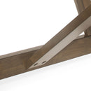 Farmhouse Style Dining Table With Wood-Like Top by HouseOfZazla