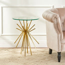 Table With Sunburst Design - Gold by HouseOfZazla