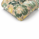 Outdoor Chair Cushions Set of 2, 19 x 19 x 4 Inch Tufted Seat Cushions by HouseOfZazla