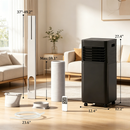 Mobile Air Conditioner with Wheels by HouseOfZazla