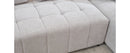 91.73" L-shaped Sofa Sectional Sofa Couch with 2 Stools and 2 Lumbar Pillows for Living Room, Light Grey