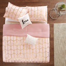 5-Piece King/Cal King 100% Polyester Brushed Printed Comforter Set
