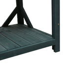 TOPMAX 65" Large Wooden Farmhouse Rustic Outdoor Potting Bench Table