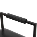 Elegant Bar Stool Set With Backrest And Footrest, Counter Height (Set of 2) by HouseOfZazla