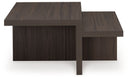 Zendex - Occasional Table Set (Set of 2) - Brown