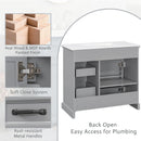 36" Bathroom Vanity With Sink, 2 Tip-Out Drawers, Soft Close Hinges by HouseOfZazla