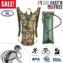 iMounTEK Tactical Hydration Pack 3L Water Bladder Adjustable Water Drink Backpack for Hiking Cycling Climbing Running by GBruno Store