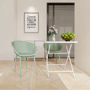 2 Pack Lounge Chair Set & Folding Square Table