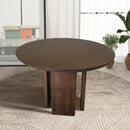 Alden - Round Dining Table - Walnut by HouseOfZazla