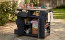 TOPMAX Outdoor Solid Wood Extendable Kitchen Island by HouseOfZazla