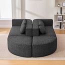 Boneless - Couch Modular Sectional Sofa With Deep Seating And Curved Design