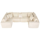Modular U Shaped Sectional Sofa With Reversible Design by HouseOfZazla