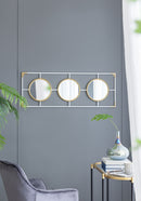 3 Mirror Piece Wall Mirror InRectangular Frame, Home Wall Decor For Bedroom Living Room by Unique Piece Furniture