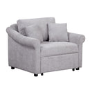 Convertible Sleeper Chair With Adjustable Backrest by HouseOfZazla