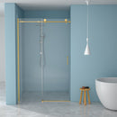 Single Sliding Bypass Shower Door Enclosure With Tempered Glass by HouseOfZazla