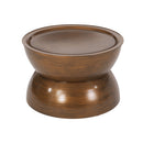 Sparling - Modern Iron Hourglass Coffee Table