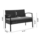 Noli - 4 Piece Outdoor Conversation Set by HouseOfZazla