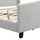 Platform Bed Frame With Tall Headboard And High Footboard by HouseOfZazla