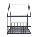 Metal House Bed