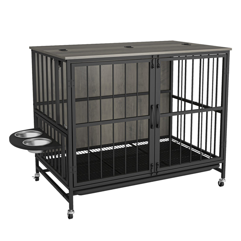 Walker Edison | Modern Kennel Dog Crate Table