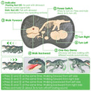 Remote Control Dinosaur Toys Jurassic Realistic RC Dinosaur Rechargeable T-Rex Walking Robot with 3D Eye Roaring Sounds Red Light Remote Control for 3