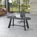 70.86 Inch Oval Dining Table, Rustic Style Dining Room Table