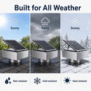 12" Stainless Steel Solar Roof Vent Fan, 40W Tilt Adjustable Solar Panel by HouseOfZazla