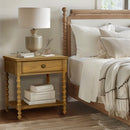Traditional Durable Nightstand Table With Drawer And Shelf by Unique Piece Furniture