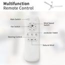 Ceiling Fan Without Light, 3 Blades Farmhouse Ceiling Fan With Remote Control 6-Speed Reversible Dc Motor For Living Room, Bedroom, Kitche by HouseOfZazla