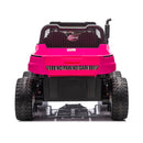 24V 2-Seater UTV-XXL Ride On Truck with Dump Bed for kid,Ride On 4WD UTV with 6 Wheels,Foam Tires, Suitable for Off-Roading,remote control,Three-Point Safety Harness