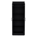 Clinton - Pantry Cabinet Kitchen Storage - Black by HouseOfZazla