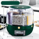 360° Rotating Grain Storage Container