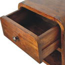 Curve Upper Slot Floating Nightstand by Unique Piece Furniture