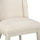 Lorelei - Upholstered Host Chair (Set of 2) - Misty Cloud by Unique Piece Furniture