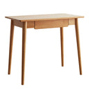 Computer Desk, Study Desk With Drawer Simple Work From Home - Oak Natural by HouseOfZazla