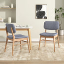 Voyager Upholstered Accent Chair With Splayed Legs And Wood Frame (Set of 2)
