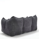 Comfortable Dual Beanbag Chair With High Resilience Foam Core For 2 People by HouseOfZazla