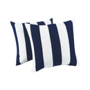 2 Pack Outdoor Throw Pillows - Waterproof & Fade-Resistant (18x18 Inch) by HouseOfZazla